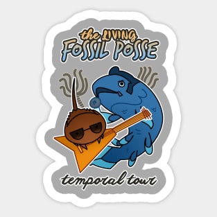 The Living Fossil Posse Sticker